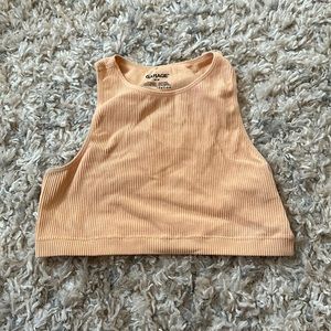 Garage Orange Halter Crop Top